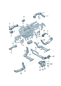 8KD819152-Ventilator assy-foot