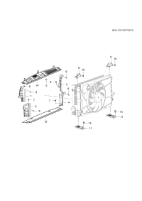 26286103-Deflector, radiator air side