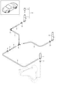 99762450200-Pump, for headlamp- Washer assy