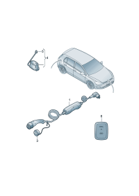3ED971675B-Cable, domestic charging station