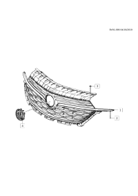42737340-MOLDING GRL XUV 6BAR