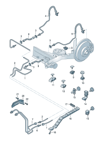 4B0611775-HOSE-BRAKE RR