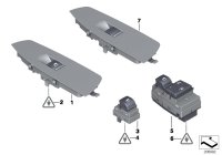 61319241942-WINDOW LIFTER SWITCH/E83