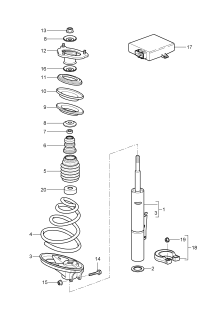 99734304714-ABSORBER SHOCK