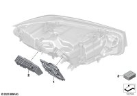 63115A4F772-LED module turn display/daytime running light rh