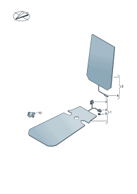 2Q0959772-Heater assy-seat Cont unit