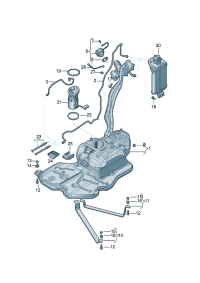3QG201550-Lid assy, fuel Case