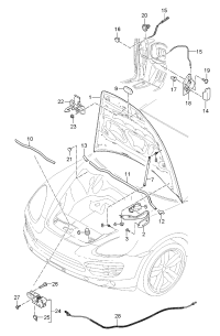 95851101110-Blanking assy Porsche panamera:   D-MJ 2015
