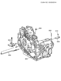 24236104-Lever, manual shift stop (with shift shaft position switch)