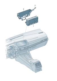 5WD907007L-Cont unit, air cond