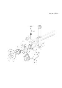 26202816-HOSE ASM, RR BRK (RUBBER)