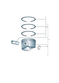 06B107065N-Piston complete