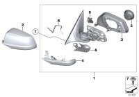 51167349208-Lamp assy-lane warning, rh