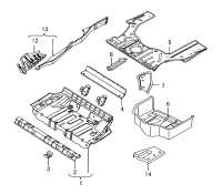 33D813114A-Floor kit Channel