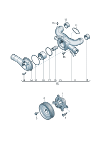 07P121115E-Housing regulator, W/thermostat