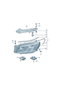 3GD941081B-LED HEADLIGHT/718 BOXTER