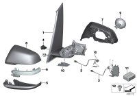 51167406295-Mirror w/piece l