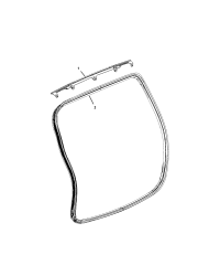 53438374-SEAL LIFTGATE UPPER