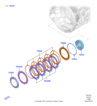 HL3Z7B066D-Plate-clutch press, F-150