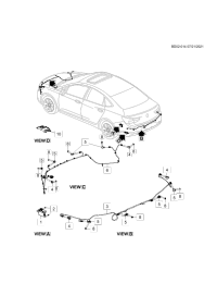 26237945-Harness, rear object alarm sensor