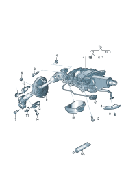 7L8419501AM-Steering column For front door door door door door Vehicle type, steering column  * Note tec
