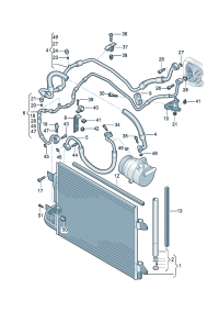 1TD820741B-Hose, refrigerant Valve, expansion Condenser, a/c)   D-14.08.2006 -25.06.2008