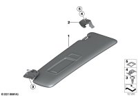 51167313614-Sun visor