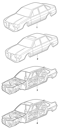 18D800401AL-Primed body with doors, wings and cover
