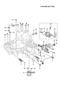 23962832-Seal, select shift shaft