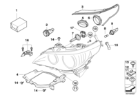 63127187952-BULB W SOCKET-PARKING/E39/X3