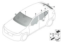 51337420395-Glass of a side door of a front lh