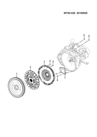23900642-FLYWHEEL ASSY