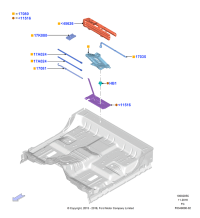 HL3Z17080A-Jack assy-roof height