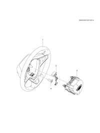 42691541-Air bag of steering wheel