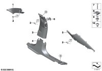 51435A12382-Guard, A A pillar, rh/lh