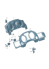 4E0920901EX-Combination meter With software: