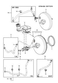 23971094-HOSE ASSY-BRAKE BOOSTER VACUUM