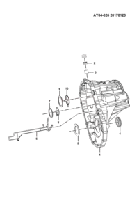 23524266-Seal, oil (for tangshan transmission F625)