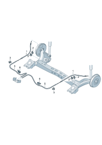 2QD609721C-Brake cable For brake kit frt Vehicle type