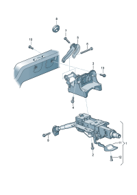 1KD419502A-Steering column Band mecha