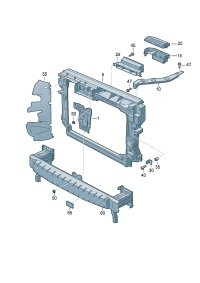 7N0805971-SUPPORT ASSY, INSULATOR