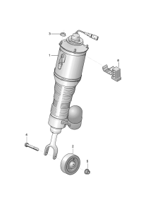 4W0616039B-Air spring Damper D  -04.01.2016