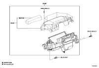 831630E090-Plate, instrument cluster rear view, no.1