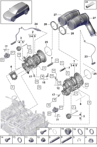 9A714570200-Turbocharger Porsche panamera:      Deprecated parts