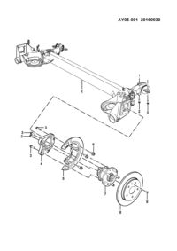 23948937-Plate, brake dust, rear lh