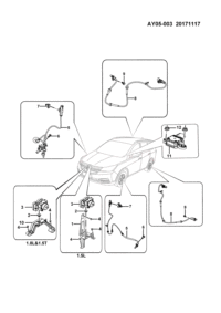 23928440-Sensor assy-speed, rear wheel