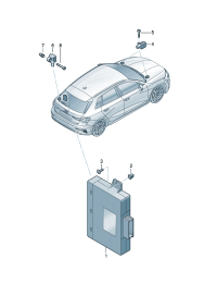 1EA907376B-Damper, electronic control Cont unit