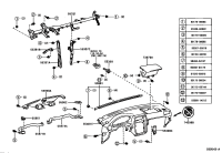 7397033062E0-Air bag assy, instrument panel passenger