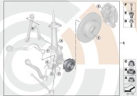 31222348051-Repair kit wheel bearing front