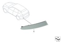 63147338807-REFLECTOR LH-RR BUMPER/X3 LCI
